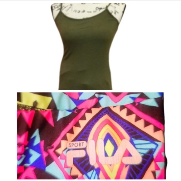 👖Fila Running Leggings & Fabulous Foursome Includes 3 Tops 🌏 - Picture 8 of 10